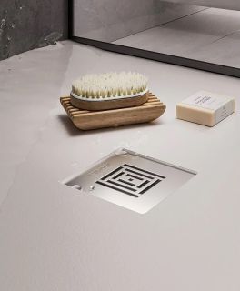 Душевой поддон Stpool Lite 1237426 90x90см белый матовый